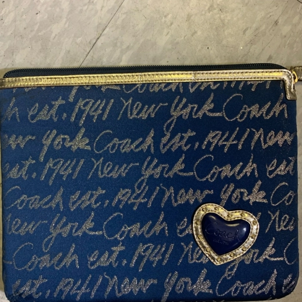 11x8.5 Coach tablet case or pouch